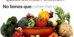 Importante controlar las calorias y los nutrientes